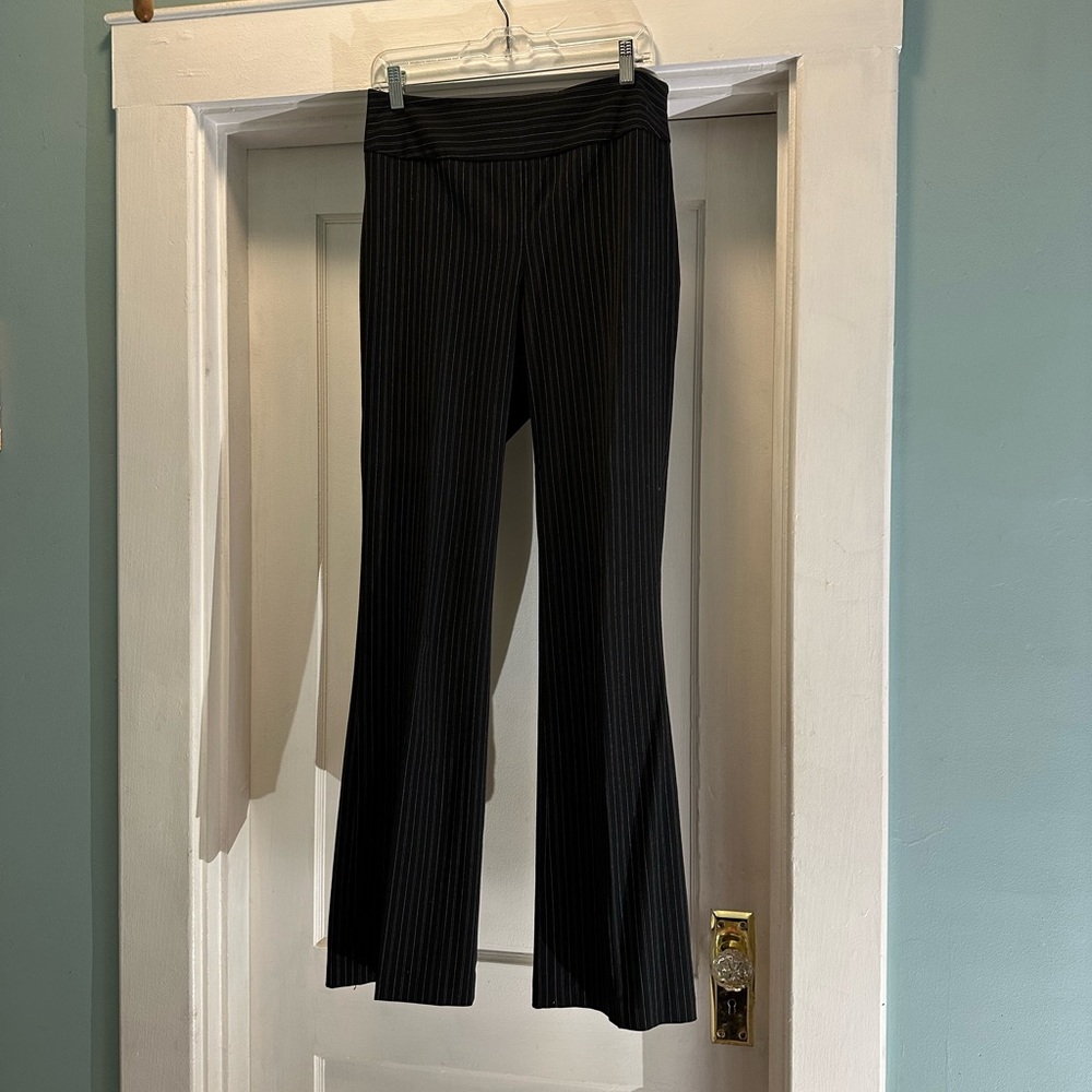 Worthington Black Pinstripe Pants